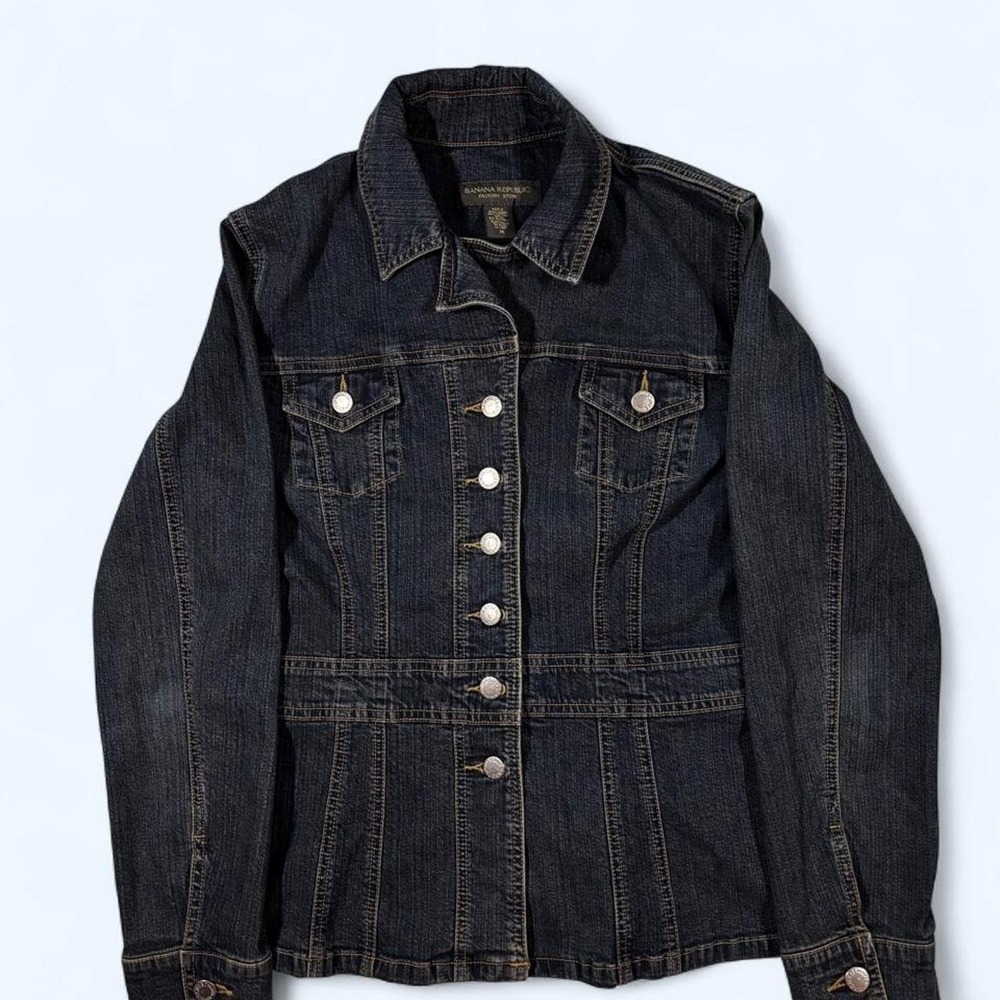 Vintage Denim Banana Republic Navy Jacket